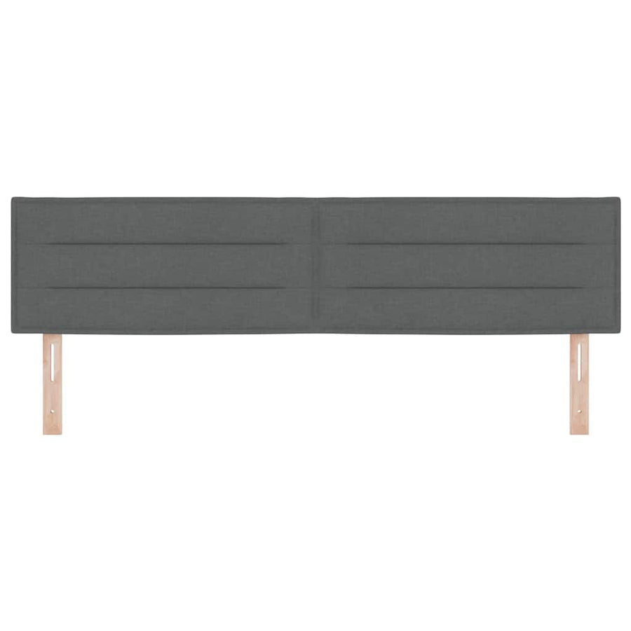 Hoofdbord Donkergrijs 180 cm Stof