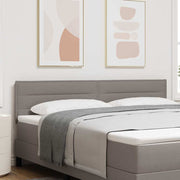 Hoofdbord taupe 180 cm stof
