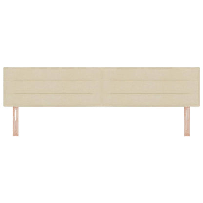 Hoofdbord Crème 200 cm Stof