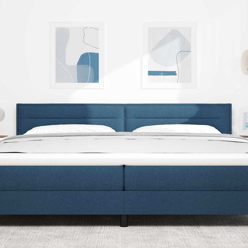 Hoofdbord Blauw 200 cm Stof
