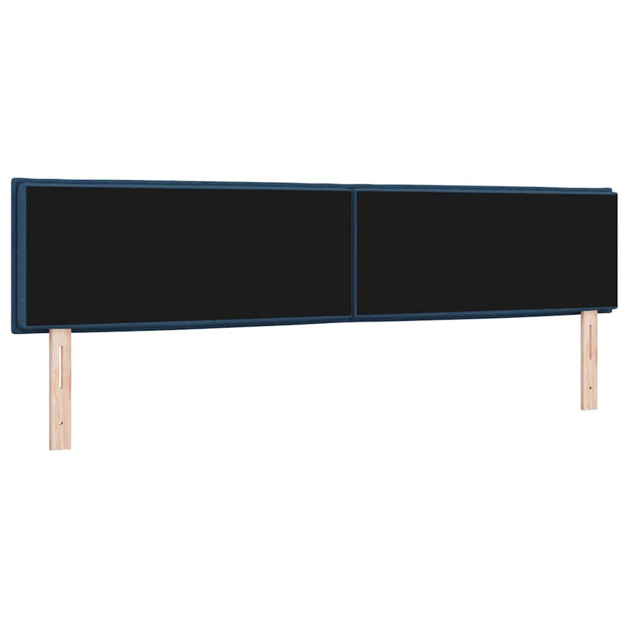 Hoofdbord Blauw 200 cm Stof