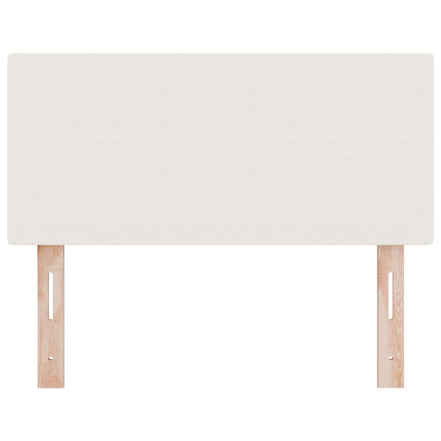 Hoofdbord Crème 90 cm Katoen Stof