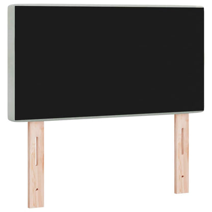Hoofdbord met hoofdeinde Lichtgrijs 80 cm Nep Leer