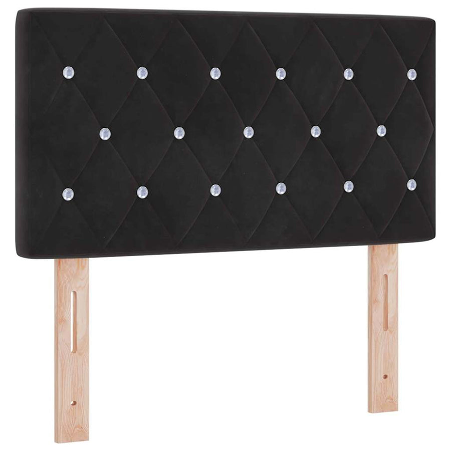 Hoofdbord met hoofdeinde Zwart 80 cm Nep Leer