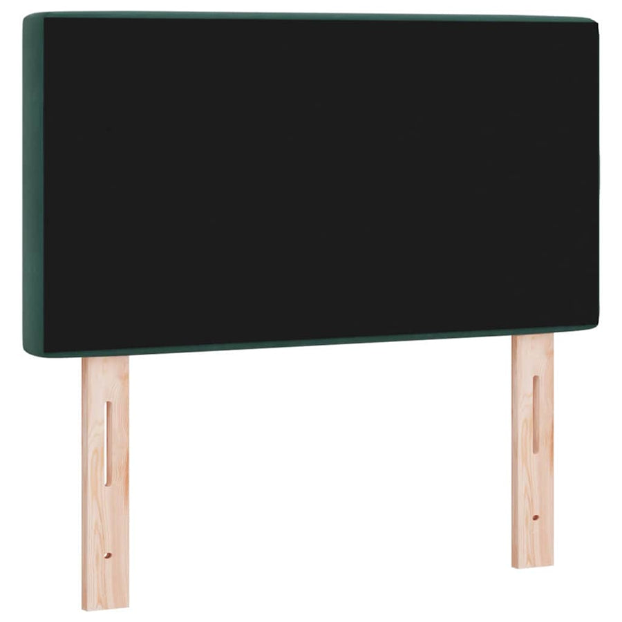 Hoofdbord met hoofdeinde Donkergroen 80 cm Nep Leer