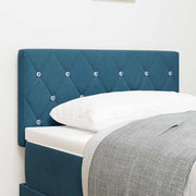 Hoofdbord 80 cm donkerblauw kunstleer