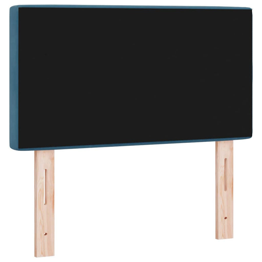 Hoofdbord met hoofdeinde Donkerblauw 80 cm Nep Leer