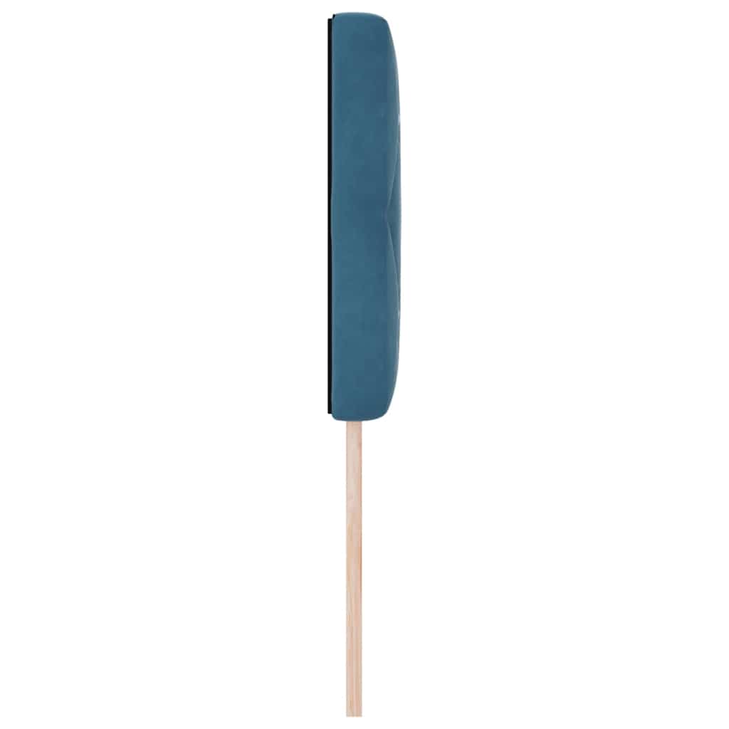 Hoofdbord met hoofdeinde Donkerblauw 80 cm Nep Leer