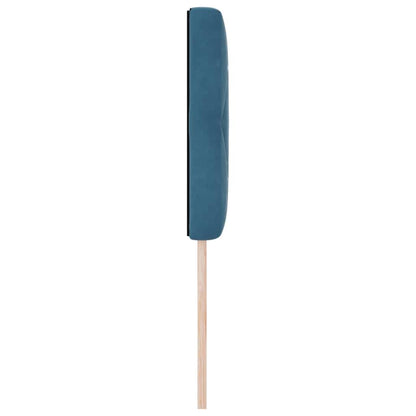 Hoofdbord met hoofdeinde Donkerblauw 80 cm Nep Leer