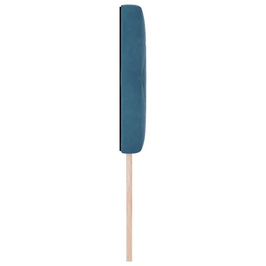 Hoofdbord met hoofdeinde Donkerblauw 80 cm Nep Leer