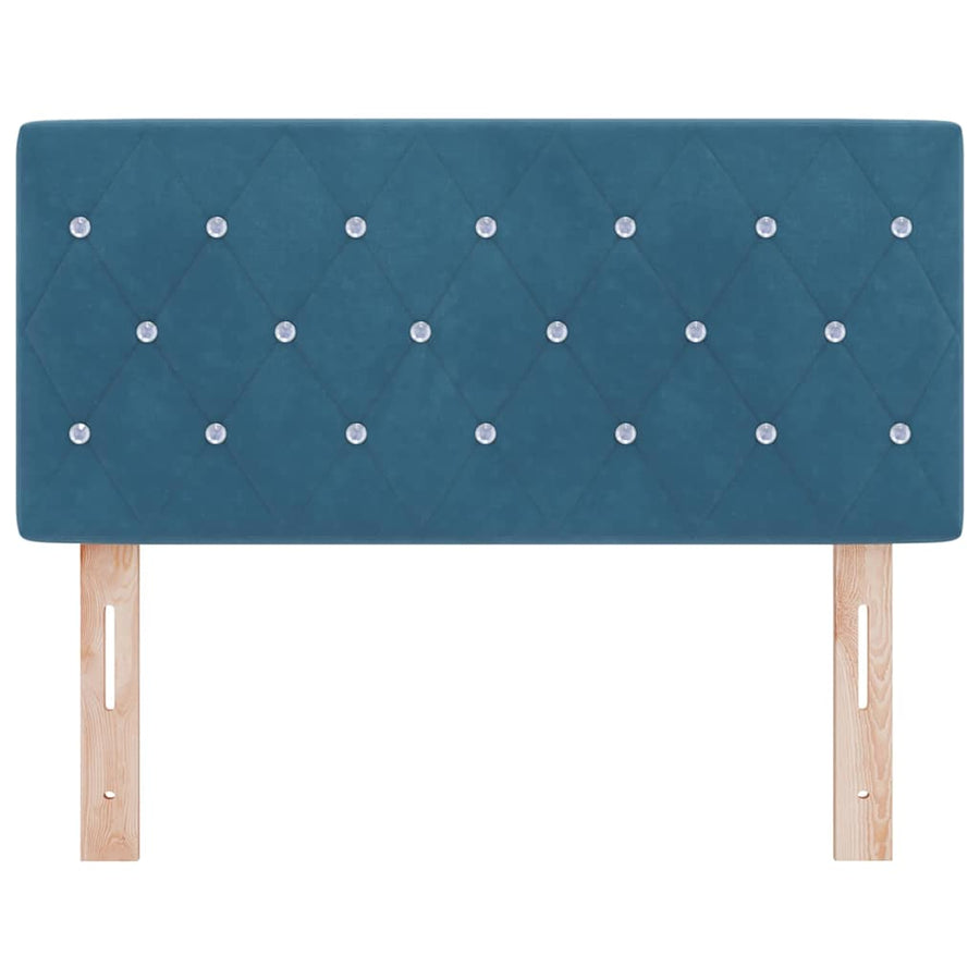 Hoofdbord met hoofdeinde Donkerblauw 100 cm Nep Leer