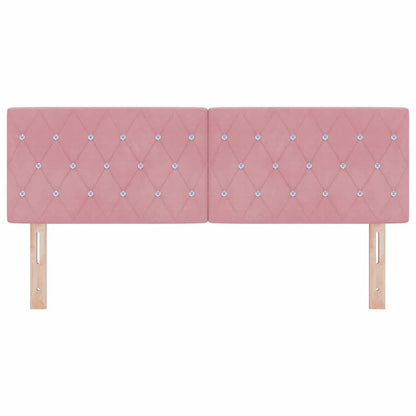 Hoofdbord Roze 160 cm Fluweel