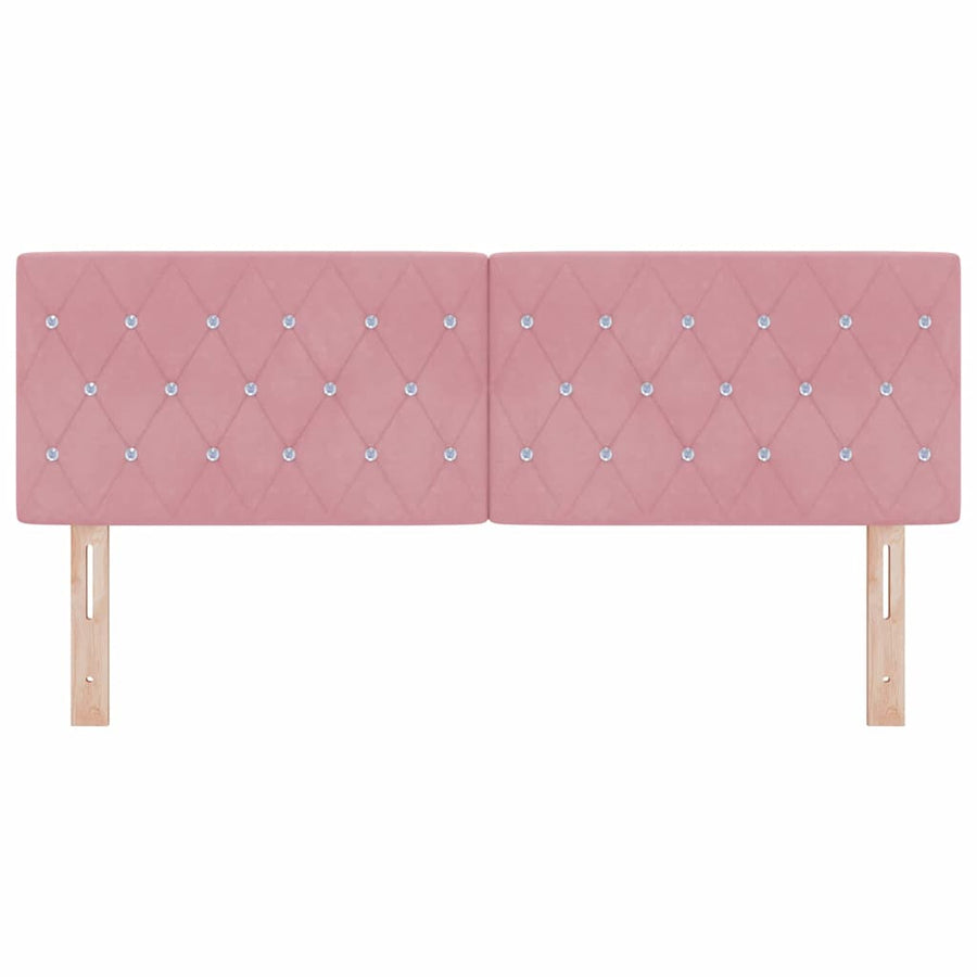 Hoofdbord Roze 160 cm Fluweel