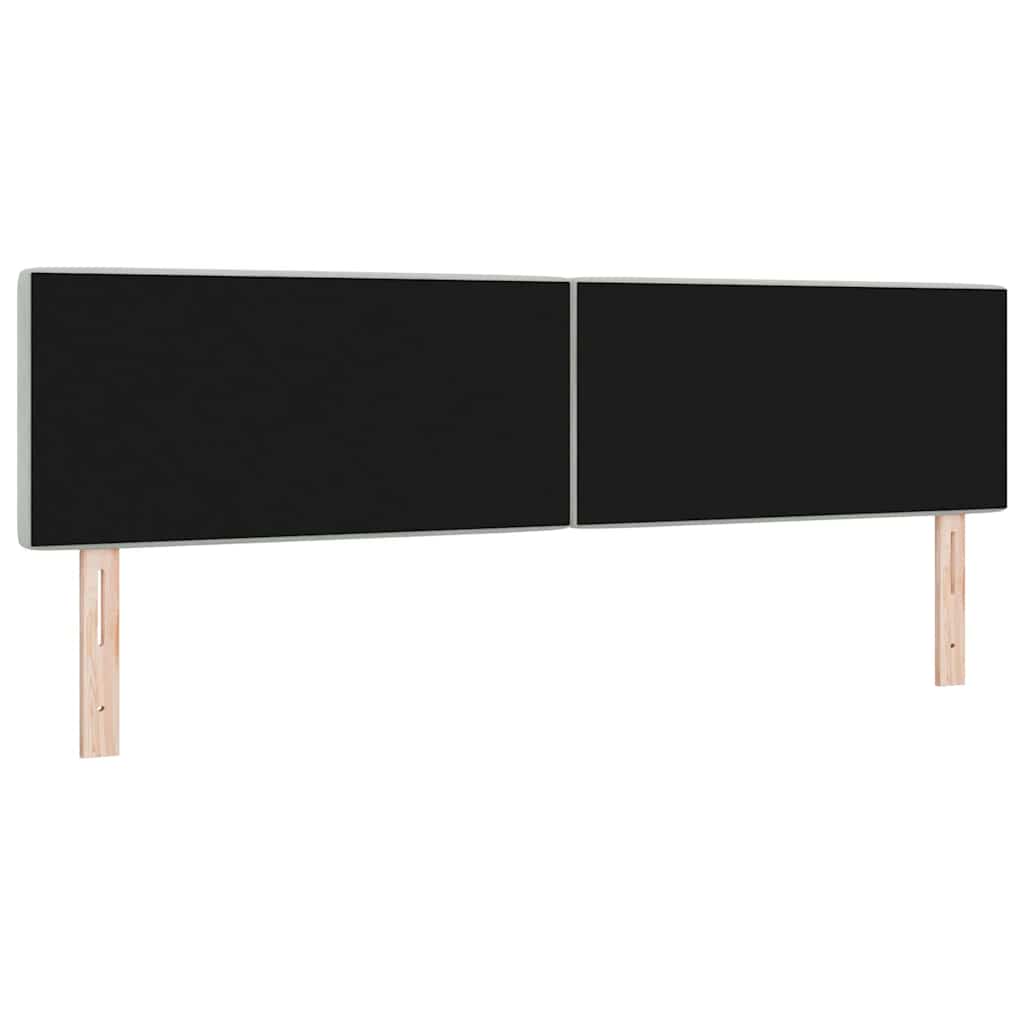 Hoofdbord Lichtgrijs 180 cm Fluweel