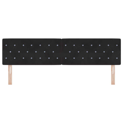 Hoofdbord Zwart 180 cm Fluweel