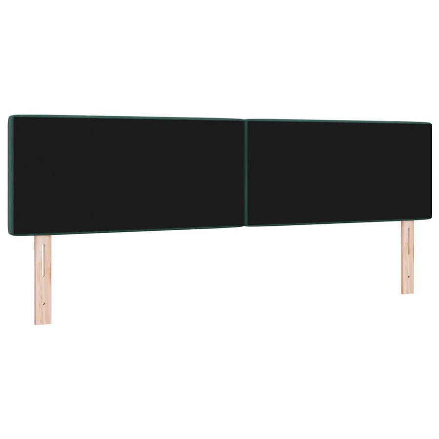 Hoofdbord Donkergroen 180 cm Fluweel