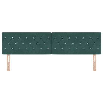 Hoofdbord Donkergroen 180 cm Fluweel