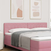 Hoofdbord 180 cm roze fluweel