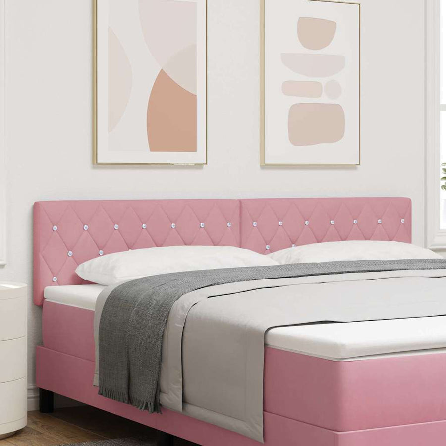 Fluwelen Hoofdbord met hoofdeinde Roze 180 cm Fluweel