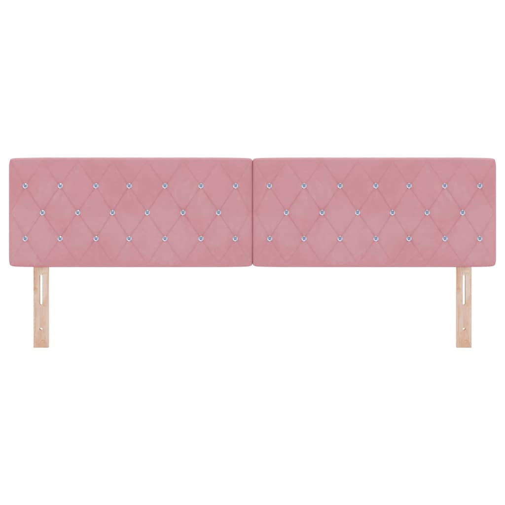 Fluwelen Hoofdbord met hoofdeinde Roze 180 cm Fluweel