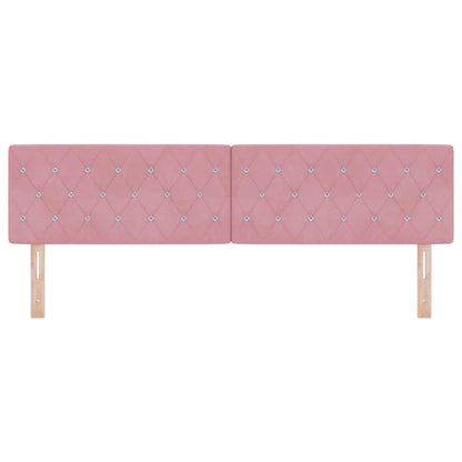 Fluwelen Hoofdbord met hoofdeinde Roze 180 cm Fluweel