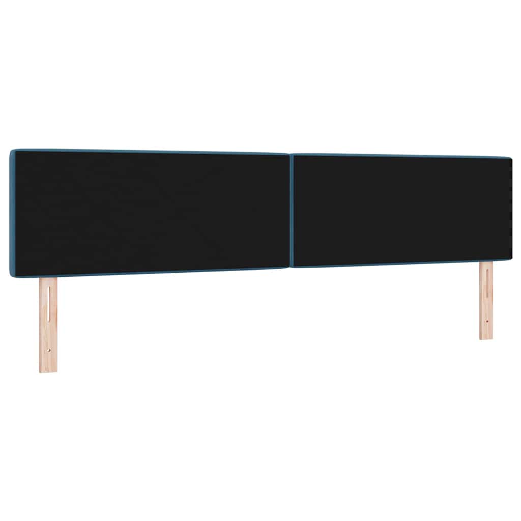 Hoofdbord Donkerblauw 200 cm Fluweel