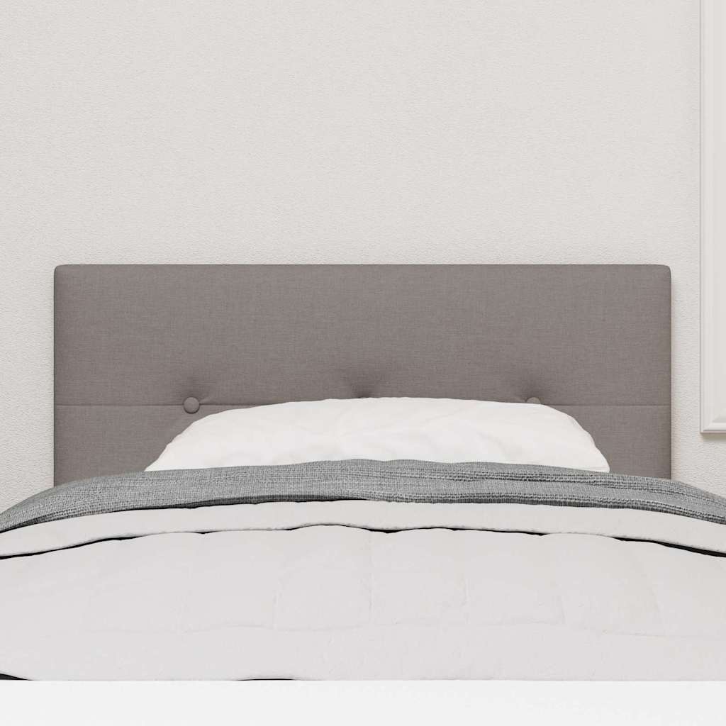 in hoogte verstelbaar hoofdbord met hoofdeinde Taupe 80 cm Stof