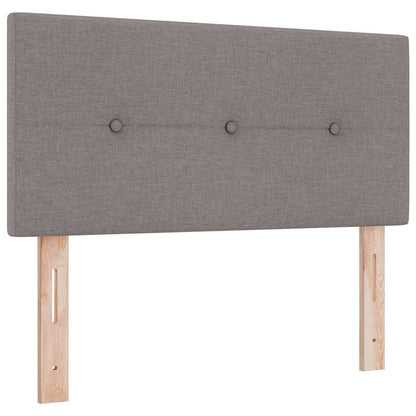 in hoogte verstelbaar hoofdbord met hoofdeinde Taupe 80 cm Stof