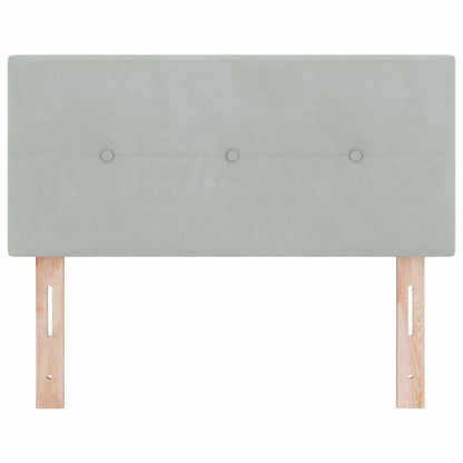 Hoofdbord Lichtgrijs 80 cm Fluweel