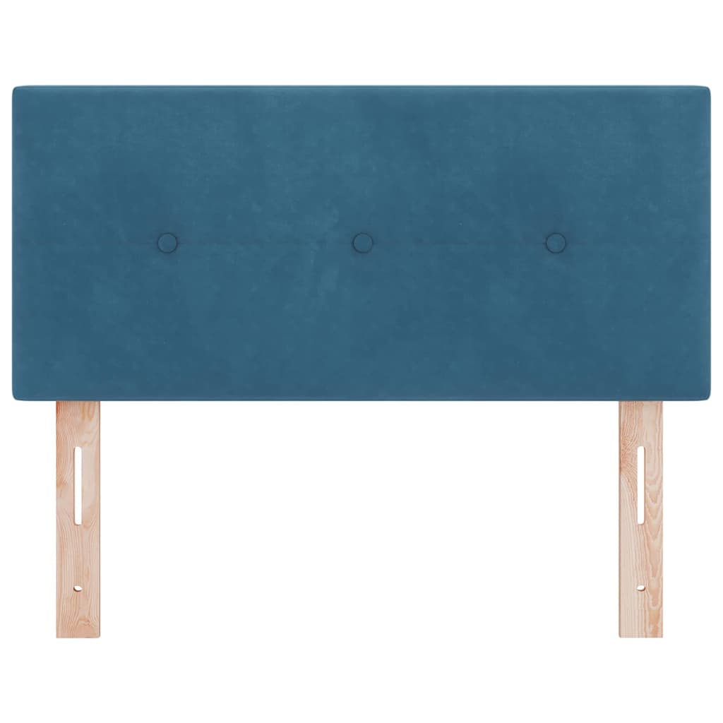 Hoofdbord Donkerblauw 80 cm Fluweel