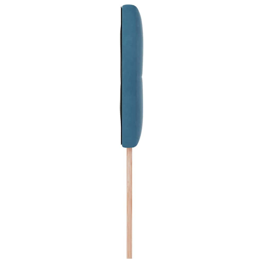 Hoofdbord Donkerblauw 80 cm Fluweel