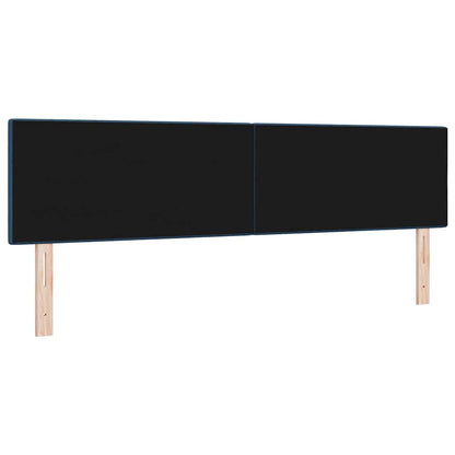 in hoogte verstelbaar hoofdbord Blauw 180 cm Stof