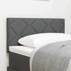 Headboard Dark Grey 80 cm Fabric