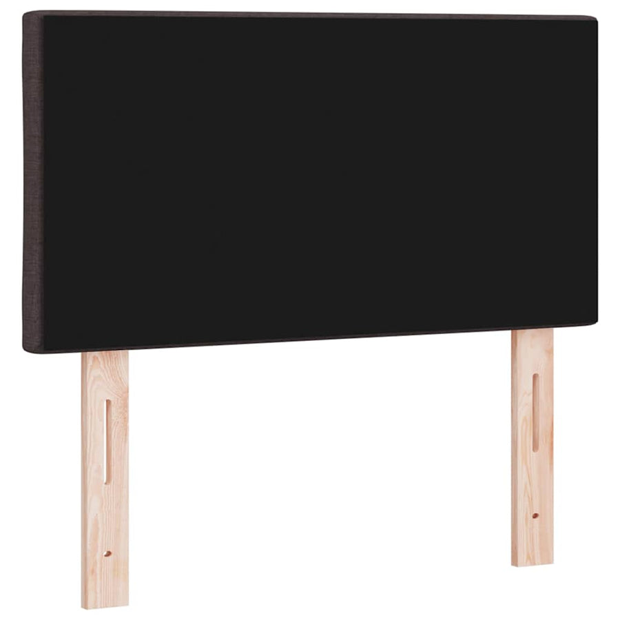 Hoofdbord met hoofdeinde Donkerbruin 80 cm Nep Leer