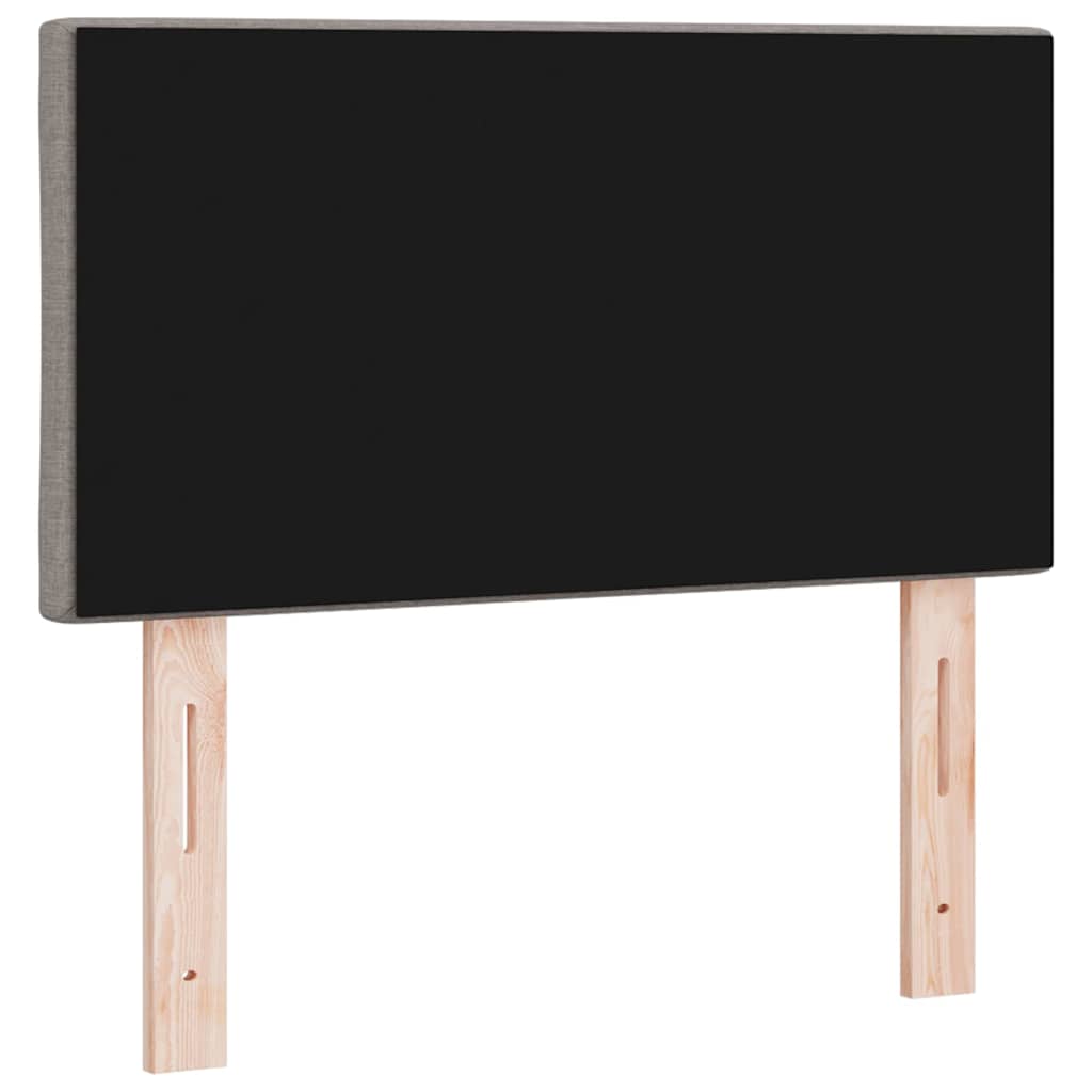 Hoofdbord met hoofdeinde Taupe 80 cm Nep Leer