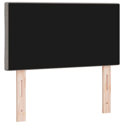 Hoofdbord met hoofdeinde Taupe 80 cm Nep Leer