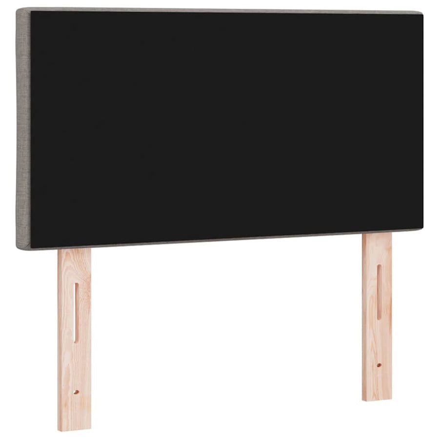 Hoofdbord met hoofdeinde Taupe 80 cm Nep Leer