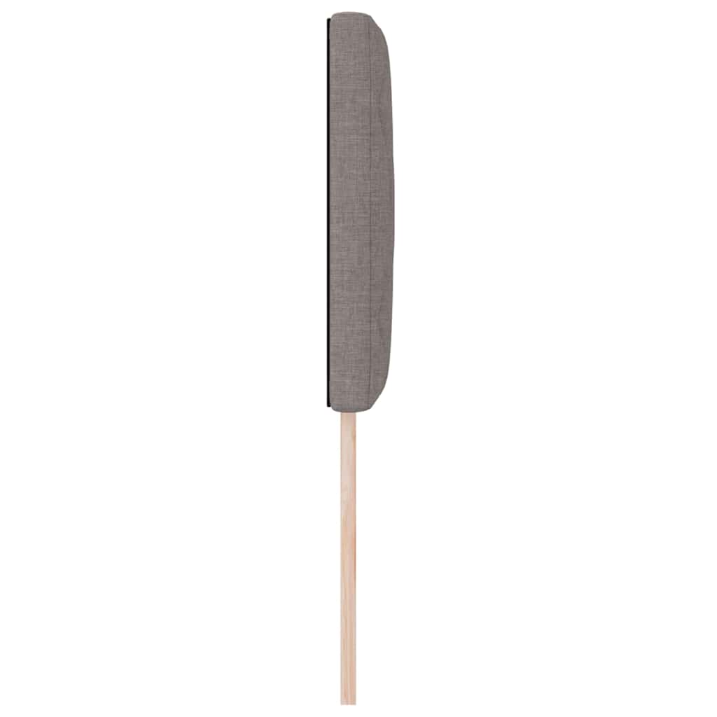 Hoofdbord met hoofdeinde Taupe 80 cm Nep Leer