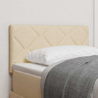 Hoofdbord 80 cm stof crème