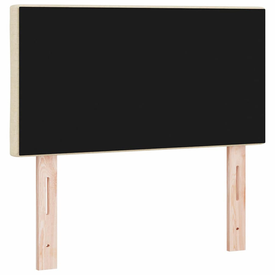 Hoofdbord met hoofdeinde Crème 80 cm Nep Leer