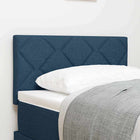 Hoofdbord 80 cm blauw stof
