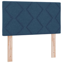 Hoofdbord met hoofdeinde Blauw 80 cm Nep Leer