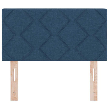 Hoofdbord met hoofdeinde Blauw 80 cm Nep Leer