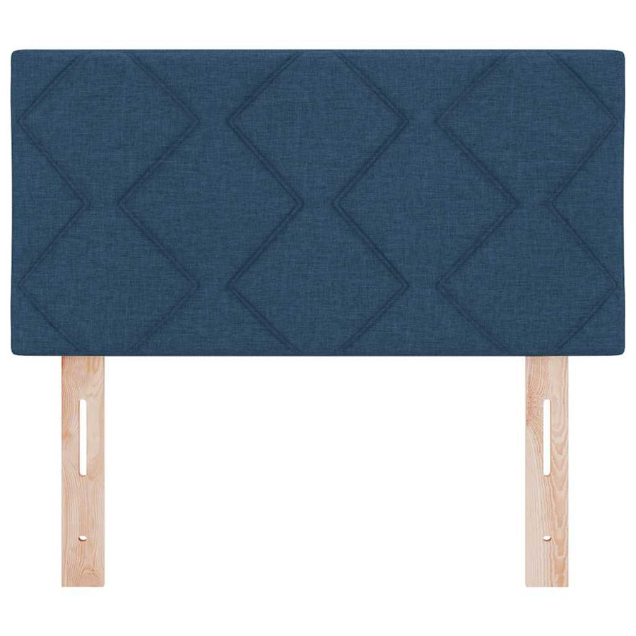 Hoofdbord met hoofdeinde Blauw 80 cm Nep Leer