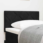 Hoofdbord 80 cm zwart fluweel