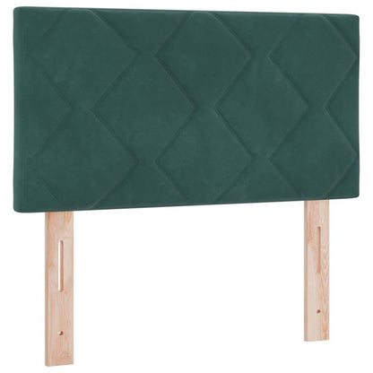 Hoofdbord met hoofdeinde Donkergroen 80 cm Fluweel