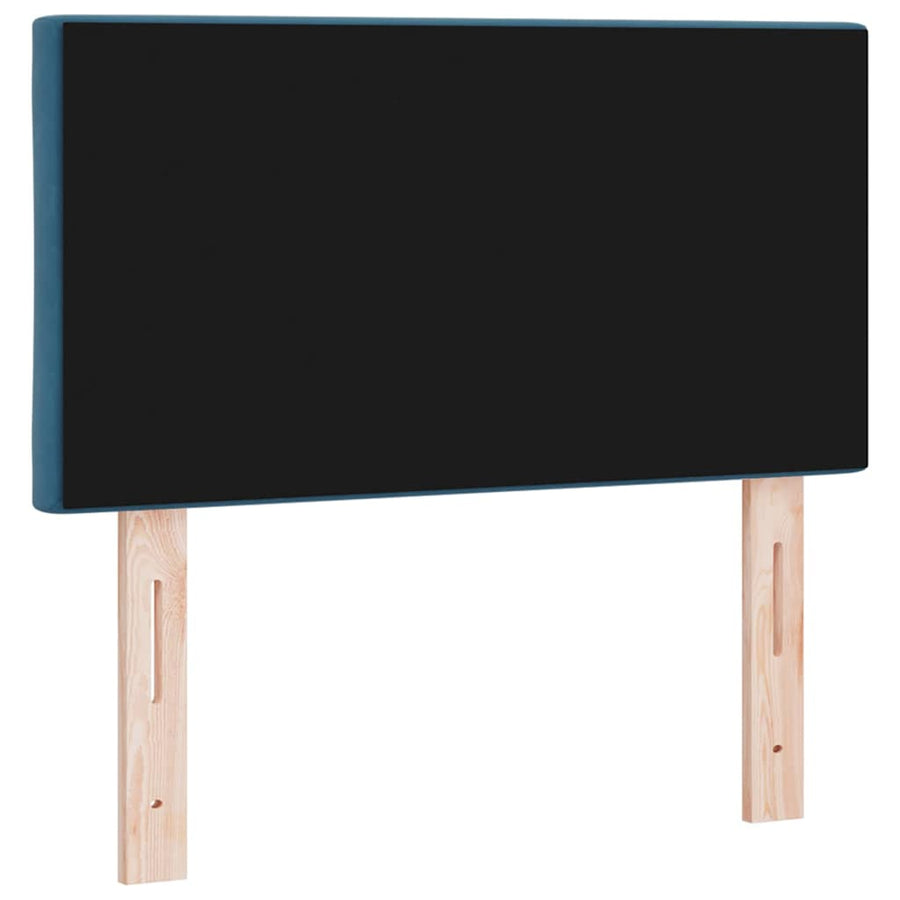 Hoofdbord met hoofdeinde Donkerblauw 80 cm Fluweel