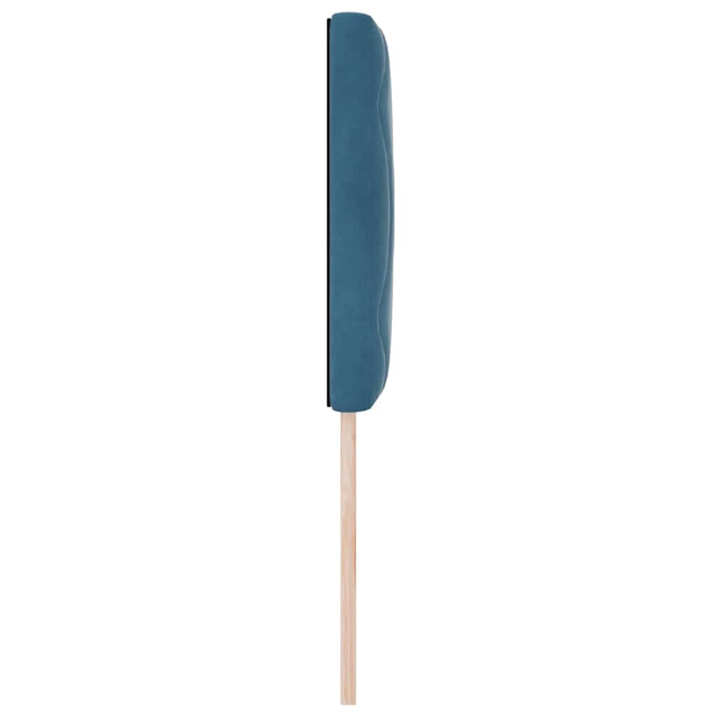 Hoofdbord met hoofdeinde Donkerblauw 80 cm Fluweel