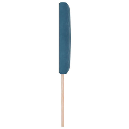 Hoofdbord met hoofdeinde Donkerblauw 80 cm Fluweel