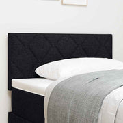 Hoofdbord 90 cm zwart stof